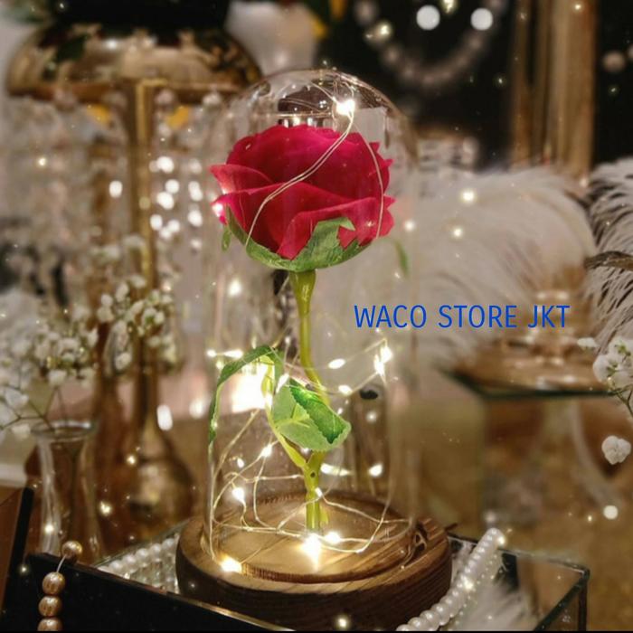 Gambar Bunga Mawar Lampu LED Dekorasi Romantis Kado Valentine Gift Hadiah - Bunga dari WACO STORE JKT undefined Tokopedia