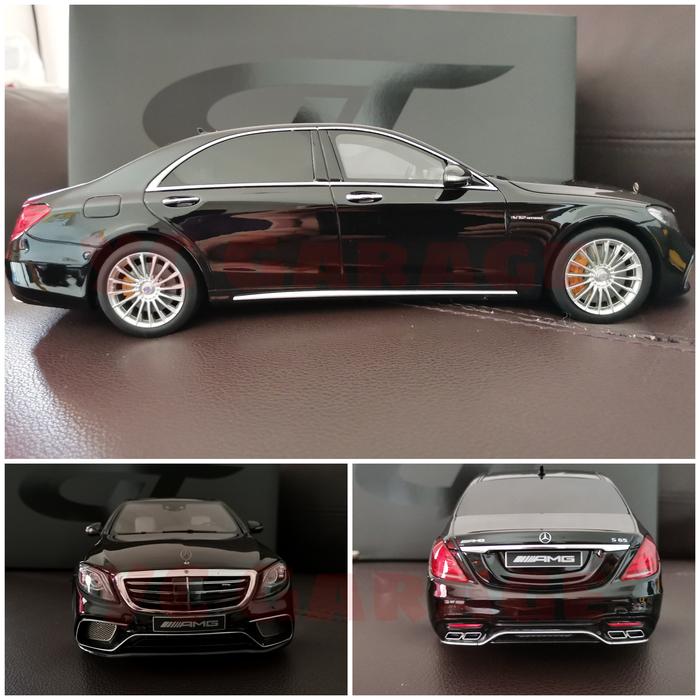 GT SPIRIT GT228 1/18 MB S 65 BLACK AMG
