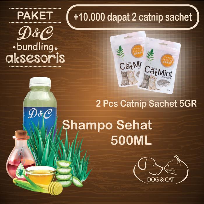 Gambar Catnip Murah 1 Paket Dengan Shampo Anjing Shampo Kucing Lidah Buaya dari D&C ProdukKita undefined Tokopedia