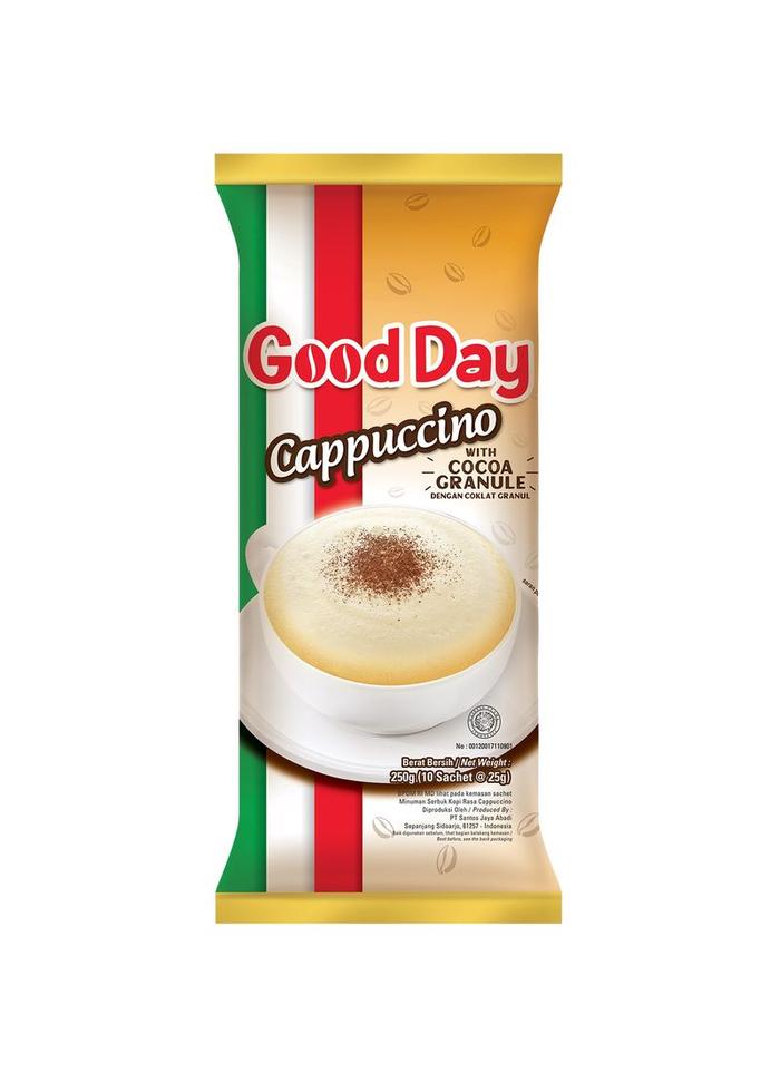 Gambar Good Day Kopi Instant Cappuccino Coklat Granule 10X25g dari KannaStore id undefined Tokopedia