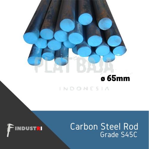 Jual AS S45C diameter 65mm | AS ST60 | AS besi 45C | carbon steel per 1 ...