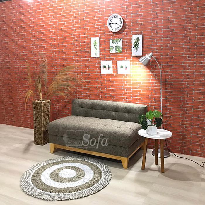 Gambar Sofa 2 Seater Puff Tasara Kancing Minimalis dari Modesty Showroom undefined Tokopedia