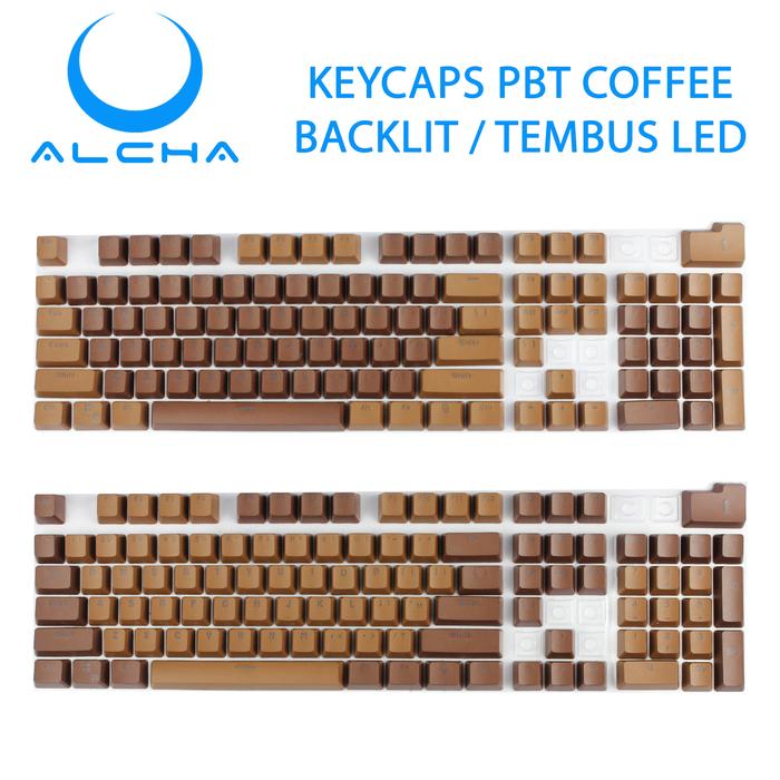 Gambar ALCHA KEYCAPS PBT COFFEE DOUBLE SHOT BACKLIT CAPPUCCINO / LATTEE - RANDOM dari BMS Group Tech undefined 5 Tokopedia