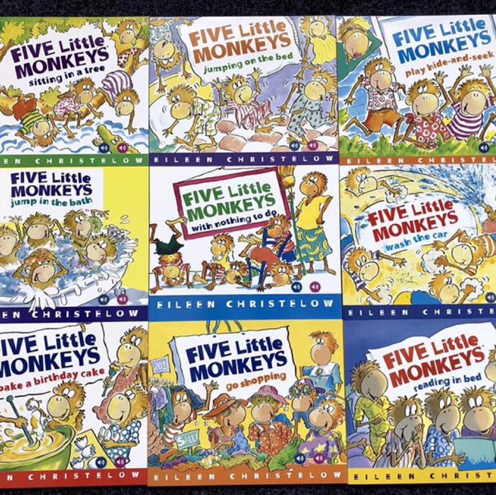 Gambar Five little monkeys series 9 books dari Toko buku inggris undefined Tokopedia