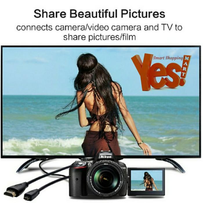 Jual Kabel HDMI Camera Nikon D3100 D3400 D5100 D5600 D7100 D7500