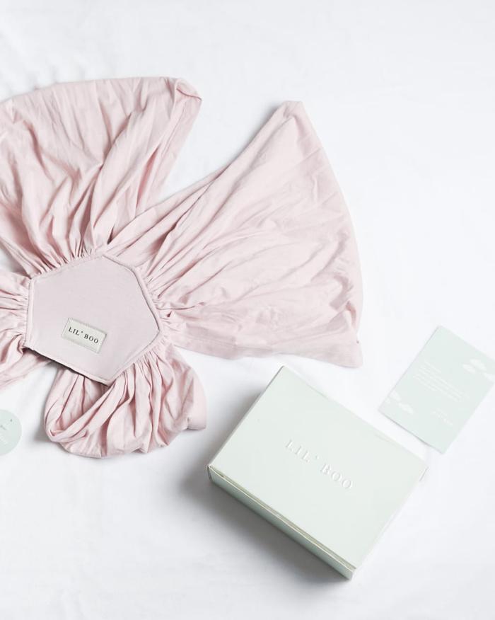 Gambar LIL’ BOO Instant Baby Wrap/ Gendongan Bayi Hampers Kado Lahiran - Pink Tea, XL dari LIL BOO undefined Tokopedia