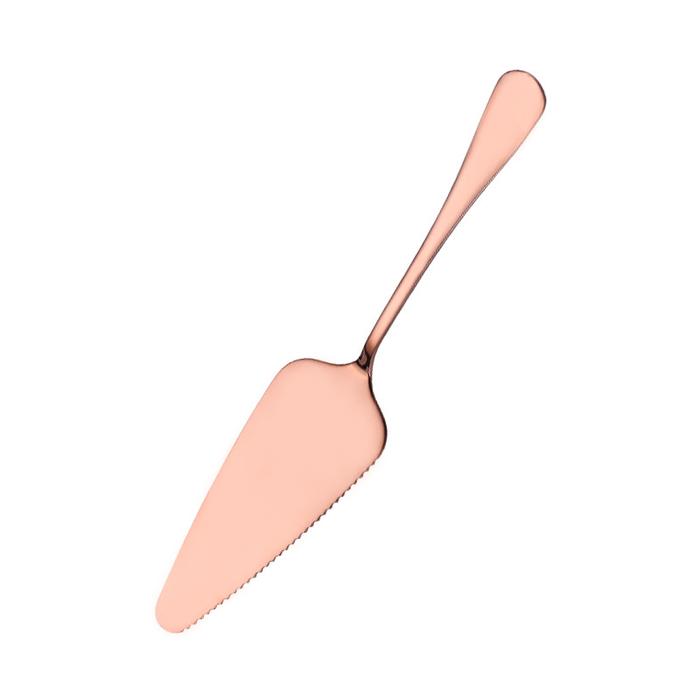 Gambar Spatula Segitiga Cake Shovel Cake Server Pizza Stainless Steel - ROSE GOLD dari Shopnitz undefined Tokopedia