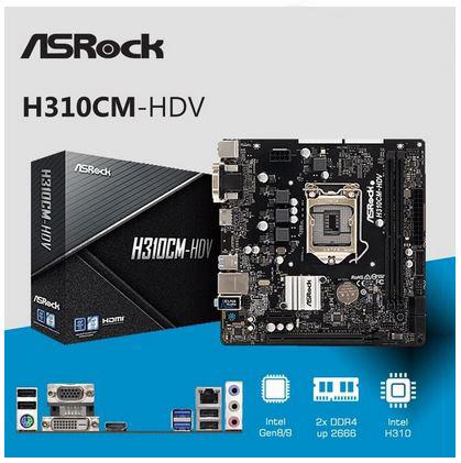 H310cm Hdv Asrock H310c Motherboard Asrock H310CM-HDV