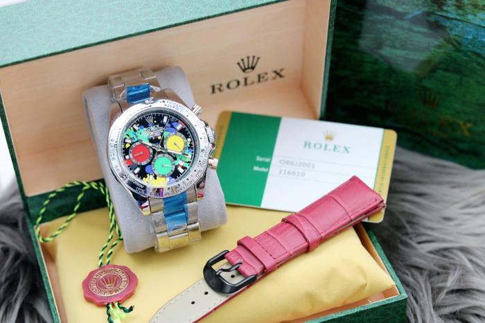 Gambar Jam Tangan Pria / Merek Rolex / Bahan Tali Rantai - Crono Aktif - Varian 1 dari graciel luxury88 undefined Tokopedia