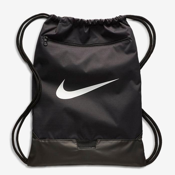 Nike Brasilia Gymsack Black White 
