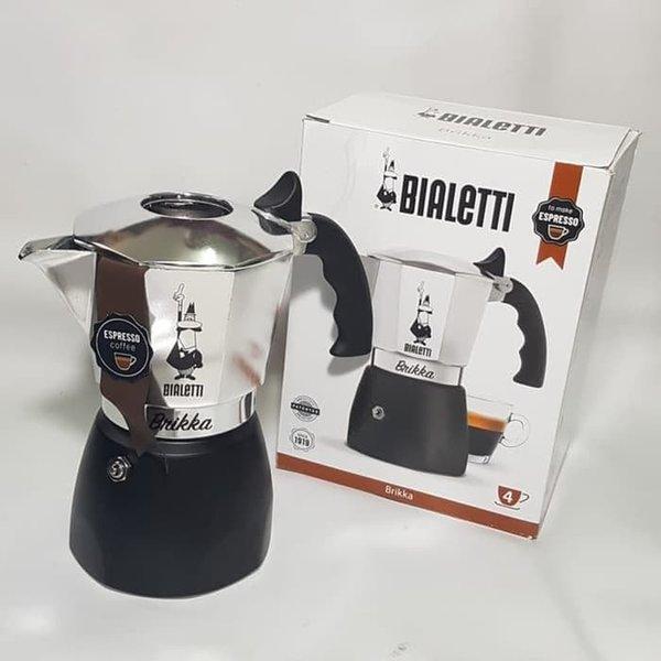 Gambar Moka Pot 2 Cups Bialetti BRIKKA, Crema Esspresso Maker –FREE Kopi ! dari MegaJaya-shop undefined Tokopedia