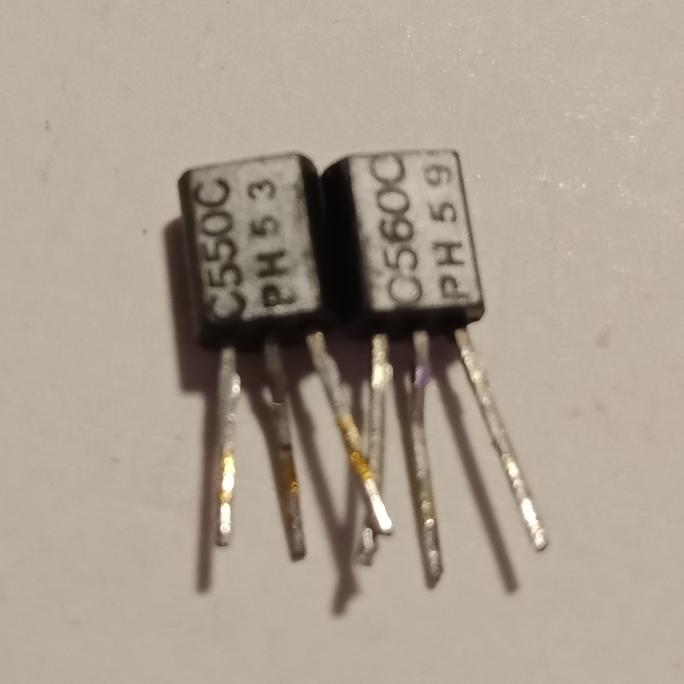 Transistor BC558C, PNP, 30 V, 0,1 A, TO92