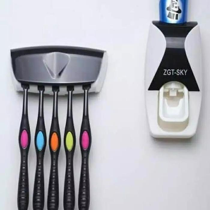 Gambar Tempat Odol Dan Sikat Gigi / ZGT SKY TOOTHPASTE DISPENSER dari Beng Craft undefined Tokopedia