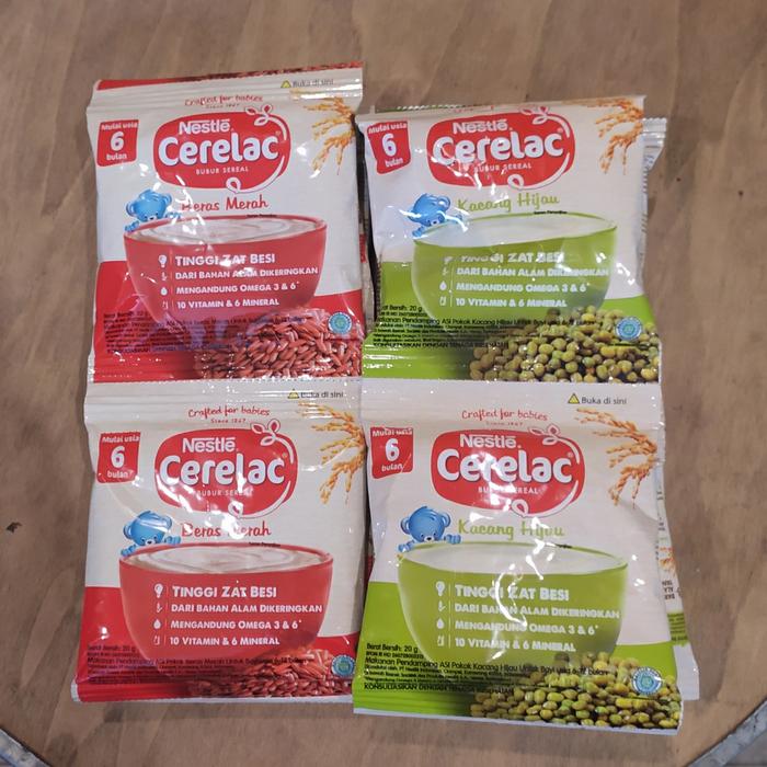 Gambar neslte cerelac bubur bayi 20 gr renceng isi 8 pcs - kacang ijo dari Toko Gajah Nusantara undefined Tokopedia