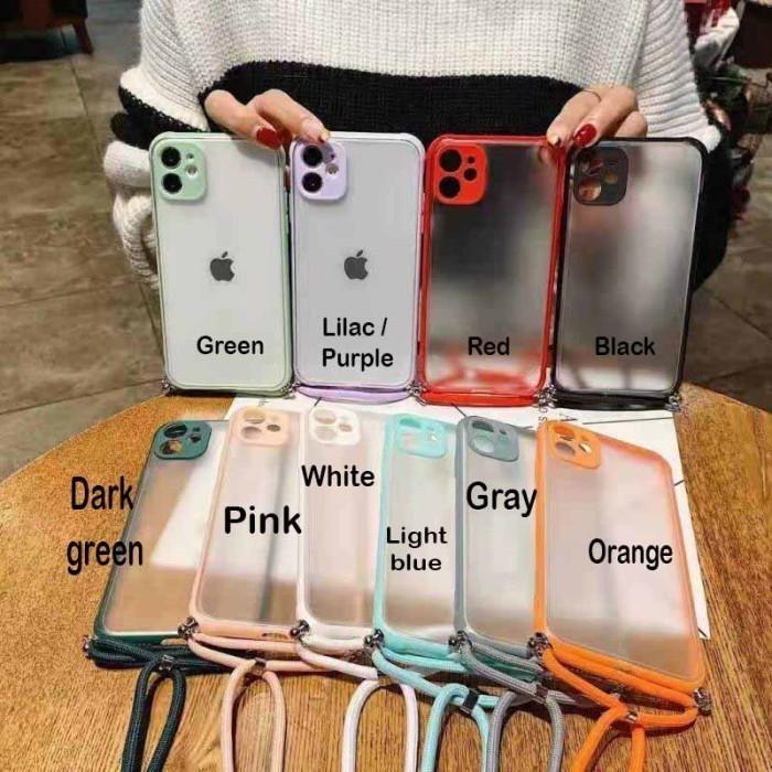 Jual Iphone 11 11 pro 11 pro max Strap Crossbody Frosted Rope