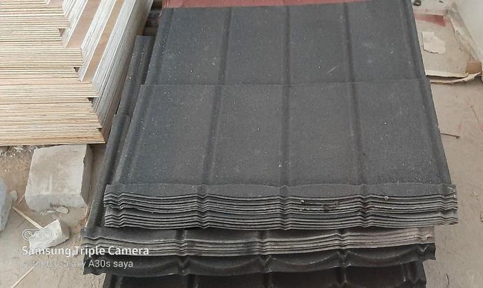 Gambar genteng metal pasir zincalume - Hitam dari Toko Bangunan 139 undefined Tokopedia