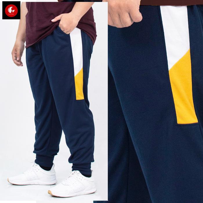 Gambar Okechuku TIMOTY BIG Celana Panjang Pria Jogger Pants Olahraga Unisex - Navy dari Okechuku undefined Tokopedia