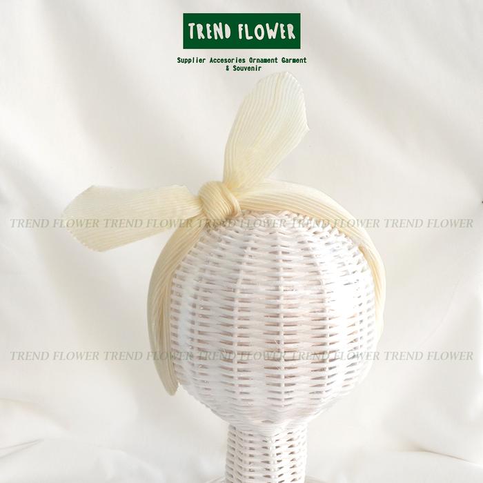 Gambar Bando Plisket - Bando Unik Cantik Style Daily Korean Termurah - BW dari Trend Flower undefined Tokopedia