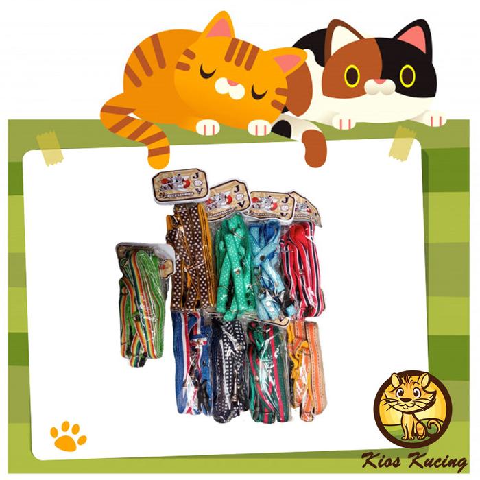 Gambar HARNES MOTIF TALI PENUNTUN KUCING ANJING dari Kios Kucing Jakarta undefined Tokopedia