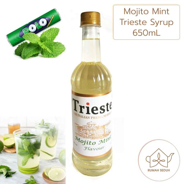 Trieste Tea Jual Trieste Syrup 650mL Tea Mojito Series - Lychee Mango Pandan Mint ...