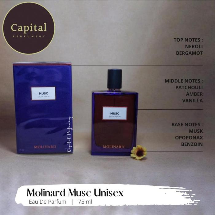 Musc by Molinard, 2.5 oz Eau de Parfum Spray for Women