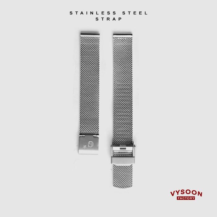 Gambar Tali Jam 14mm / 20mm Bahan Rantai Pasir Stainless Steel / Strap Jam - Silver, 20mm dari Doctor Strap undefined Tokopedia