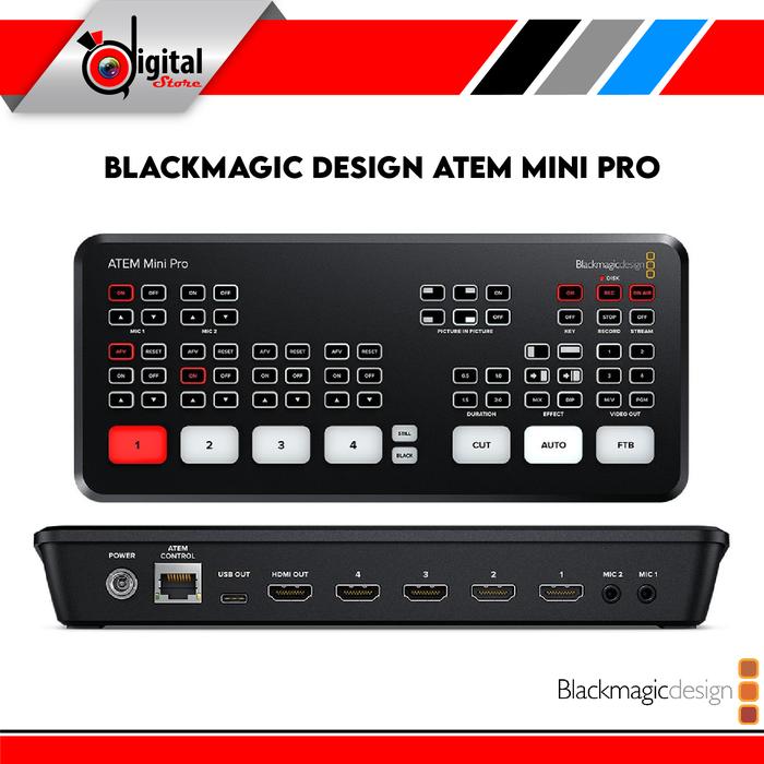 Gambar Blackmagic Design ATEM Mini Pro HDMI Live Stream Switcher dari digitalstore86 undefined Tokopedia