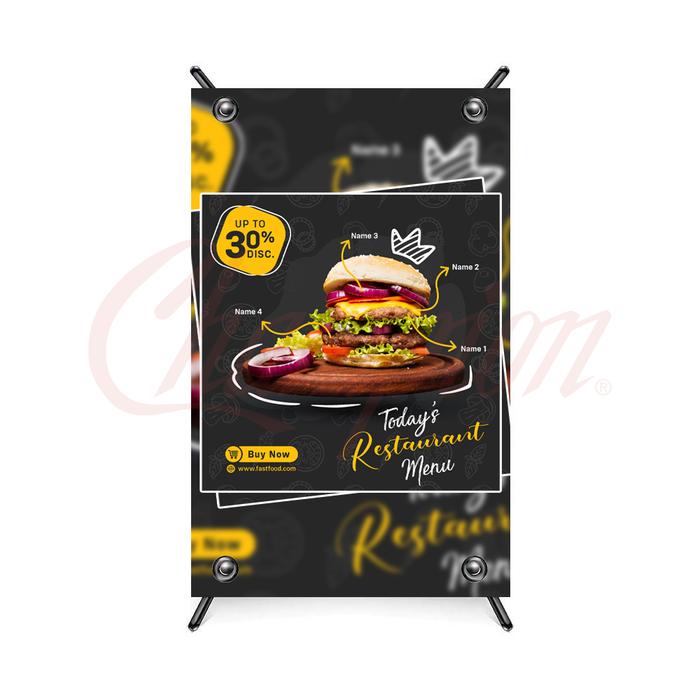 Gambar Mini X Banner Bahan Ivory 260 Laminasi (ukuran 27 X 40 CM) - laminasi glossy dari Champion Supplies undefined Tokopedia