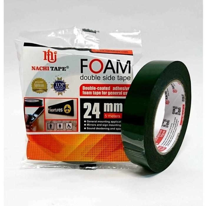 Gambar Double tape spon Nachi 24mm x 5M Ori / Double side tape Nachi Foam dari Sukses Mandiri Bgn undefined Tokopedia