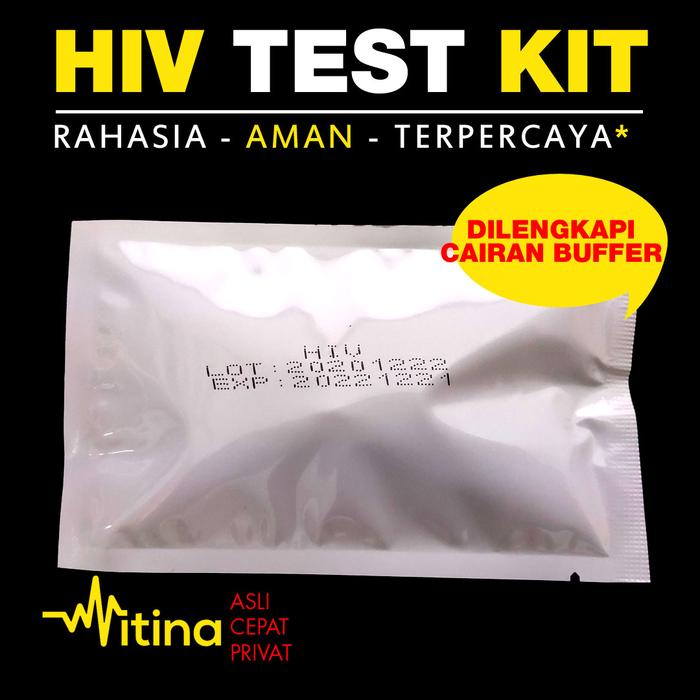 Jual HIV TEST ALAT TES UJI HIV TIPE 1 2 AKURAT AMAN PACKING PRIVACY