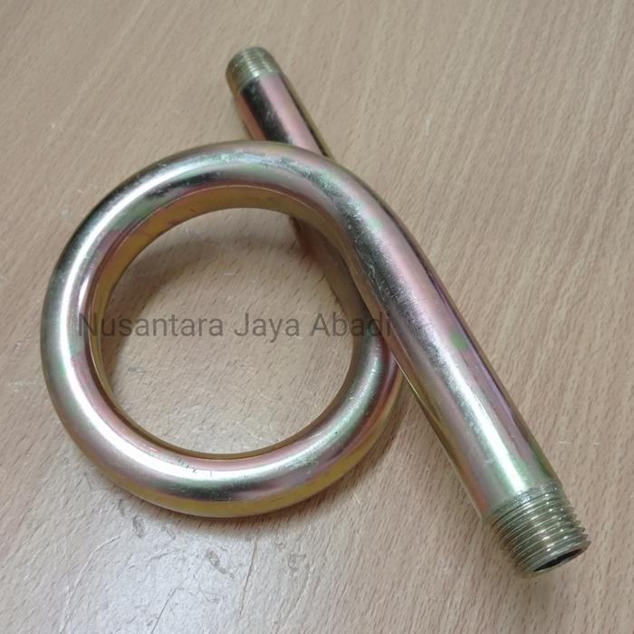 Jual Siphon Besi Tipe O Drat 1/2 " Syphon O Pressure Gauge Jakarta