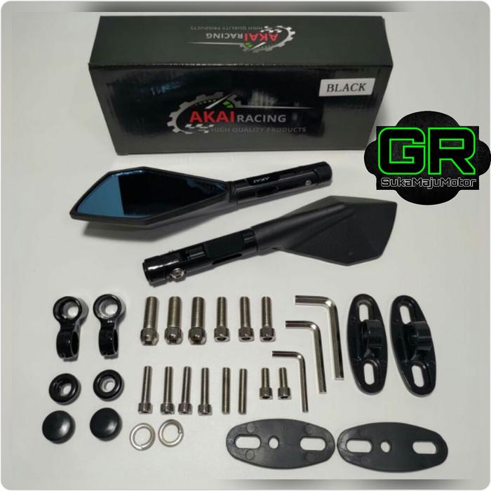 Gambar Spion Tomok V5 & V2 Universal Nmax,Aerox,Pcx,Vario,Beat,Mio,Vixion,R15 - V2.BLACK dari GRSUKAMAJUMOTOR undefined Tokopedia