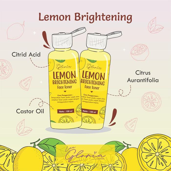 Gambar FACE TONER by Lea Gloria - BPOM - lemon dari transformask undefined Tokopedia