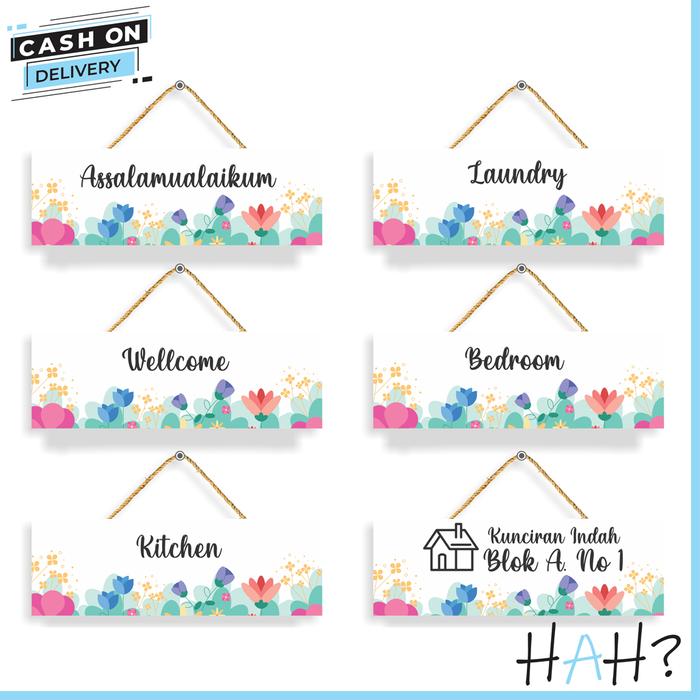 Gambar Happy Art Home Pajangan Hiasan Pintu Shabby Chic Wall Decor Custom - SIGN SPRING 2 dari HappyArtHome undefined Tokopedia