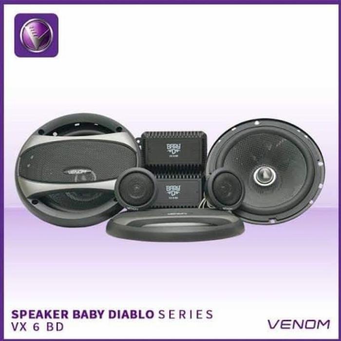 Gambar Speaker mobil/Speaker Split Component VENOM Baby Diablo VX6BD dari CL Audio123 undefined Tokopedia