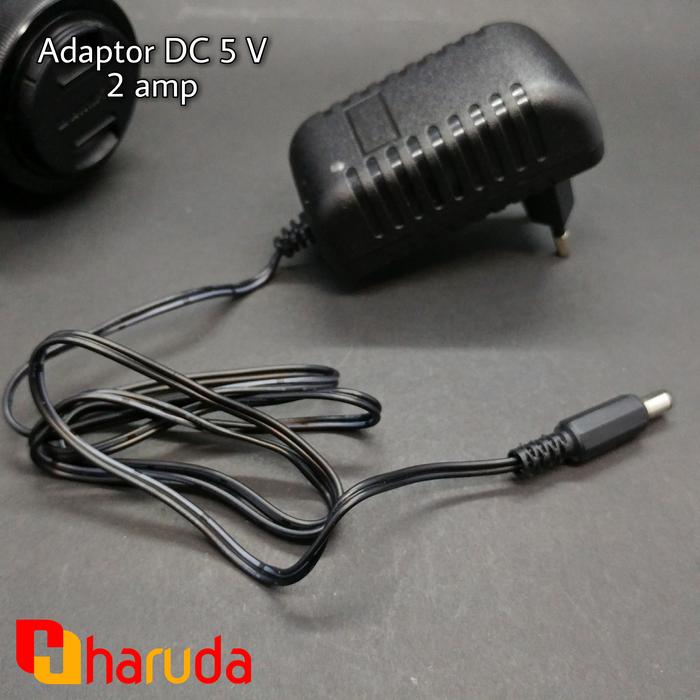 Gambar Adaptor AC to DC 5 Volt 2 Amp Portable dari HARUDA undefined Tokopedia
