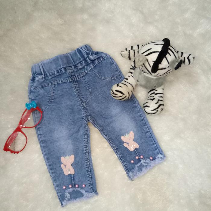 Gambar CELANA JEANS ANAK BAYI PEREMPUAN CELANA JEANS ANAK UTK 8 BLN/18 BLN dari toko ungu2 undefined Tokopedia