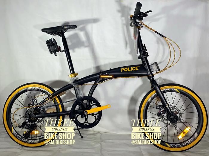 Folding Bike Showroom Element Bike Sepeda Lipat Element Police