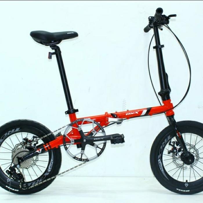 Folding Bike 16 inch Trex Leon Chromoly 