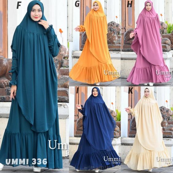 Gambar Gamis Syar'i UMMI 336 by Ummi Collection dari CABONA SHOP undefined Tokopedia