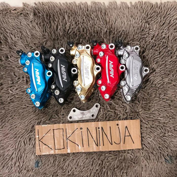 Gambar kaliper nissin samurai brake 4 piston pnp ninja rr r piringan standar dari kokininja undefined Tokopedia