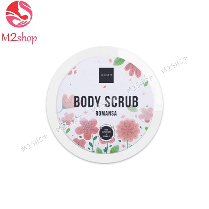 Gambar [SBSL] - SCARLETT WHITENING BODY SCRUB SCARLET (LULUR) BPOM - ROMANSA dari M2shop ID undefined Tokopedia