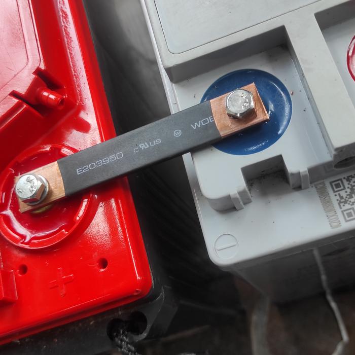 Jumper Aki Plat Tembaga For Battery NS Shoto Narada Leoch Powersafe