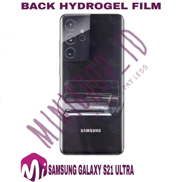 Jual SAMSUNG GALAXY S21 ULTRA ANTI GORES BACK SCREEN HYDROGEL - Main Image