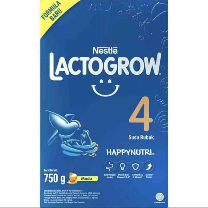 Gambar LactoGrow 4 Rasa Madu Susu Formula Usia 3-5 Tahun 750gr dari Tanaya Oke Shop undefined Tokopedia