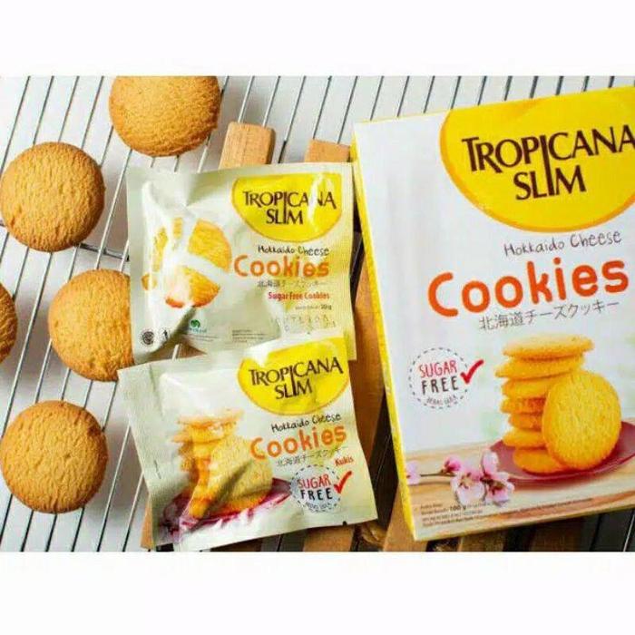 Gambar w2fit Tropicana Slim Hokkaido Cheese Cookies 100 gram free sugar dari W2FitHealthy undefined Tokopedia