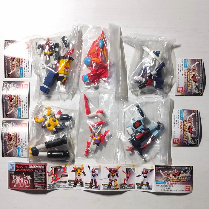 Gambar BANDAI SET EMPEROR GOD SIGMA MAZINGER DANGUARD 6 pcs FIGURE GASHAPON dari Cocoten undefined Tokopedia