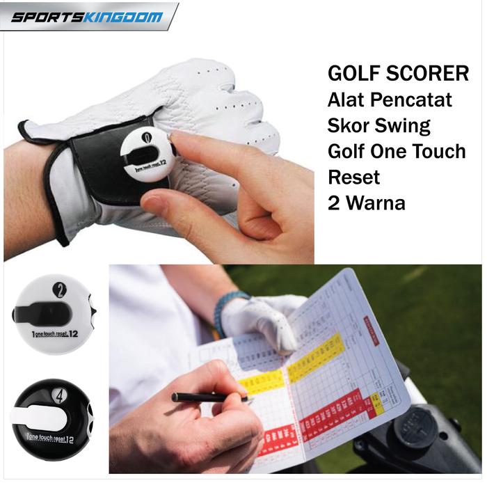 Gambar One Touch Reset Aksesoris Alat Pencatat Skor Golf Scorer Golf - Hitam dari SPORTSKINGDOM undefined Tokopedia