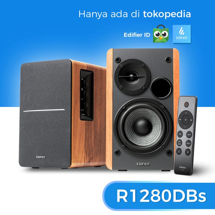 Gambar Edifier R1280DBs Powered Bluetooth 5.0 Speakers - Brown/Coklat dari Edifier ID undefined Tokopedia