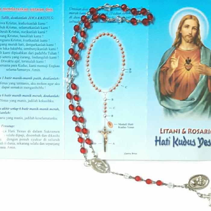 Gambar Litani dan Rosario Hati Kudus Yesus dari Frans&Chris undefined Tokopedia